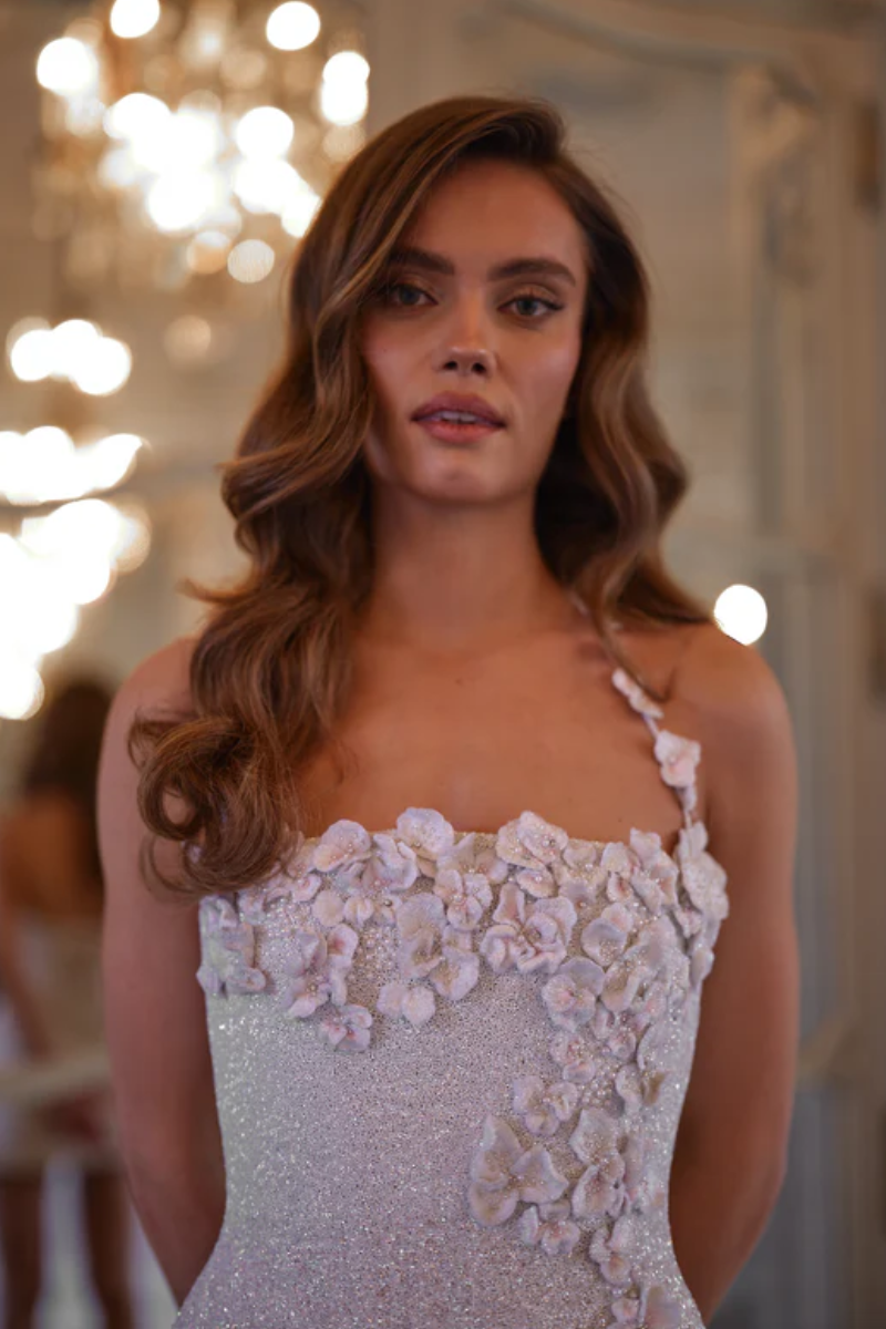 Rosabelle Floral Mini Dress - Blush Ivory Lus Deluné