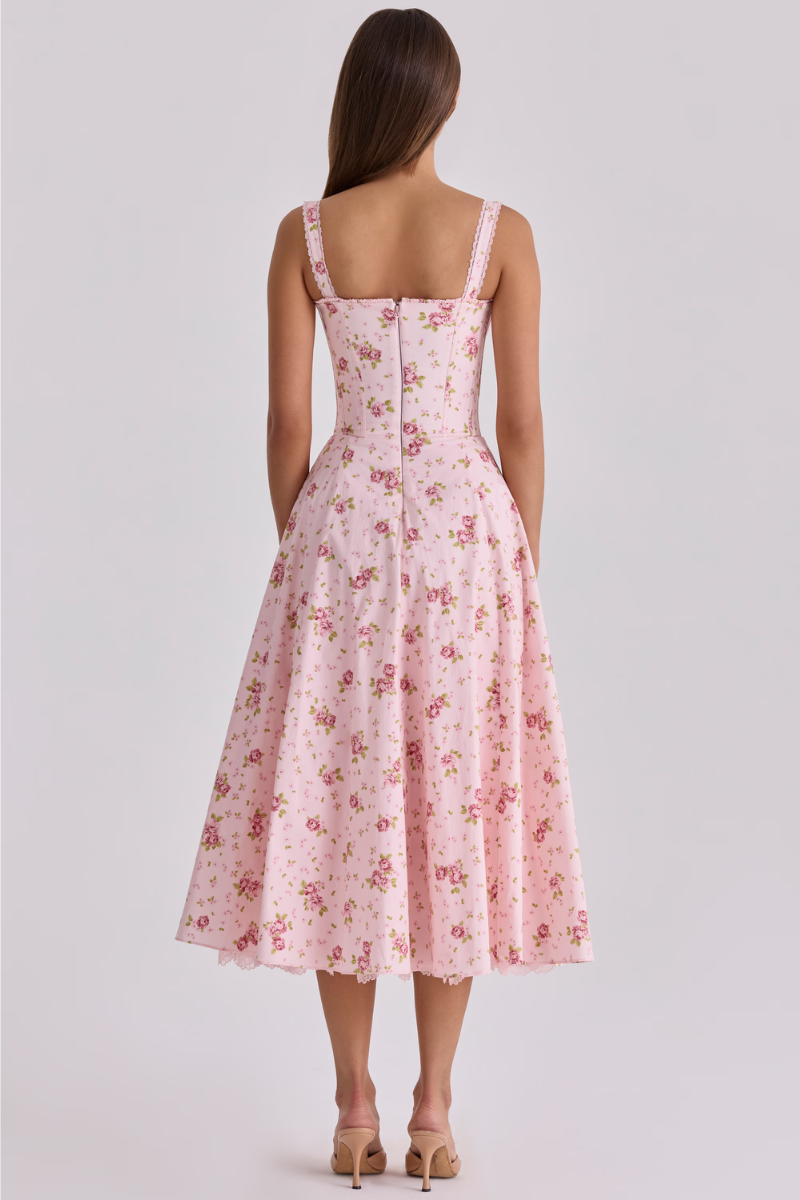Rosalie Garden Dress - Blush Pink Lus Deluné