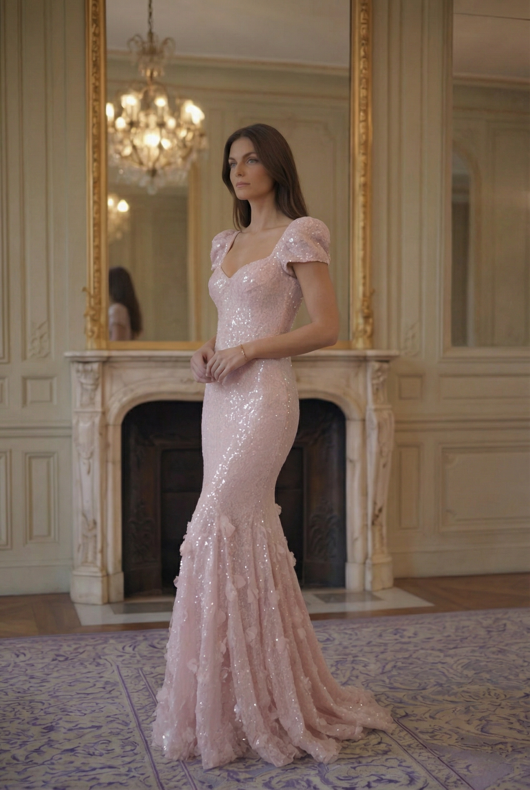 Azalea Bloom Dress - Rose Quartz Lus Deluné