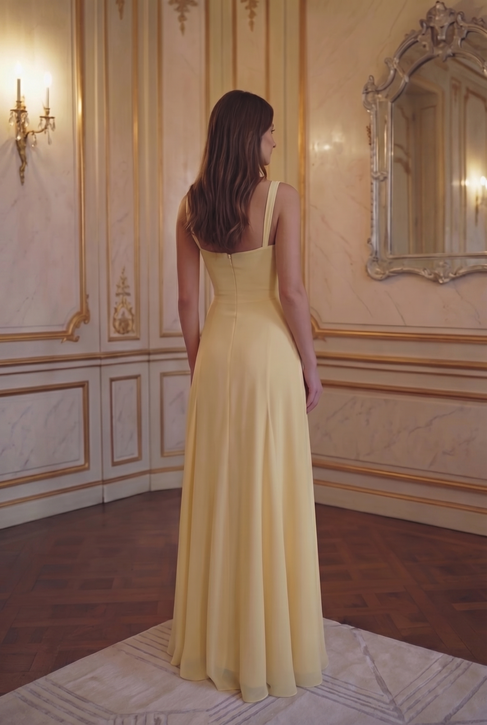 Soleil Sweetheart A-Line Gown - Butter Yellow Lus Deluné